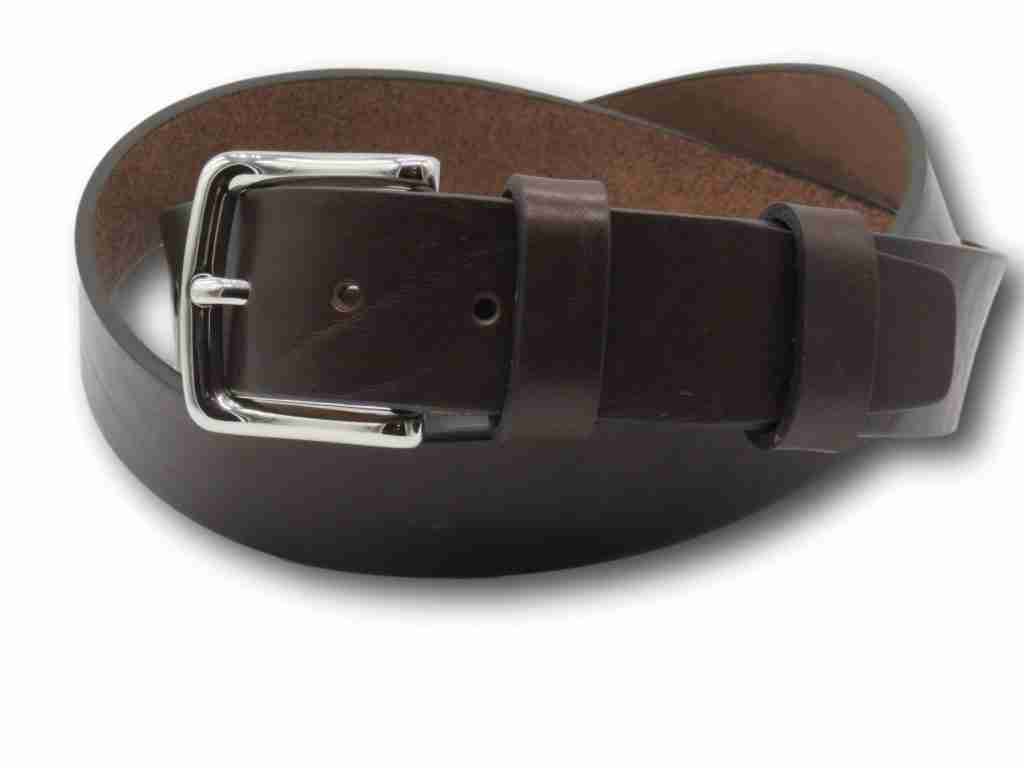 ESPERANTO Cintura In Vero Cuoio Di Toro Grinzato – Larghezza 4 Cm, Spessore 3,8-4 Mm – Fibbia A Rullo Ricamata Argento – Confezione Regalo Con Portachiavi Omaggio