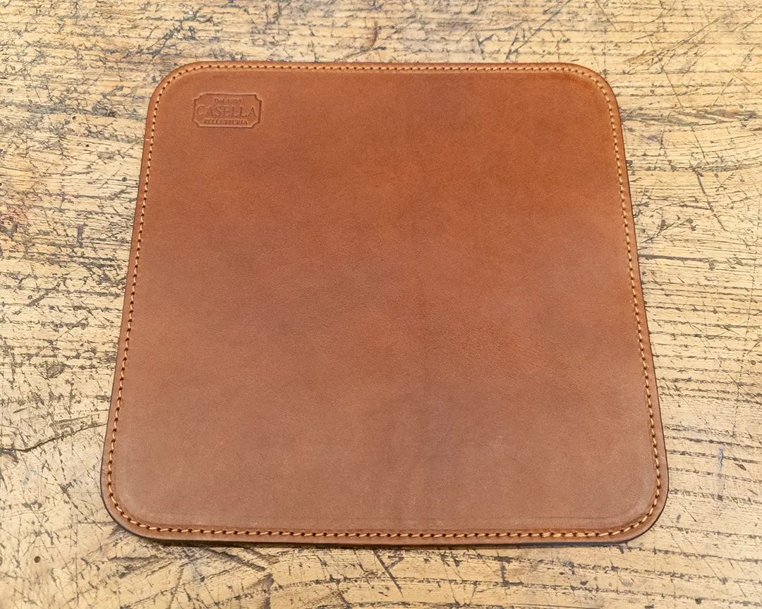 tappetino mouse pelle
